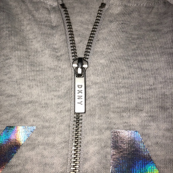 NWOT DKNY hoodie, lightweight, large - Picture 4 of 5